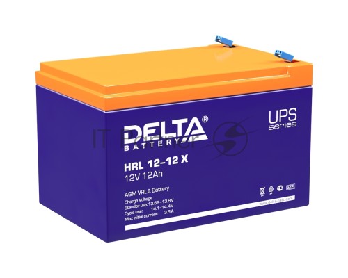 Батарея Delta HRL 12-12 X (12А\ч, 12В) свинцово- кислотный  аккумулятор