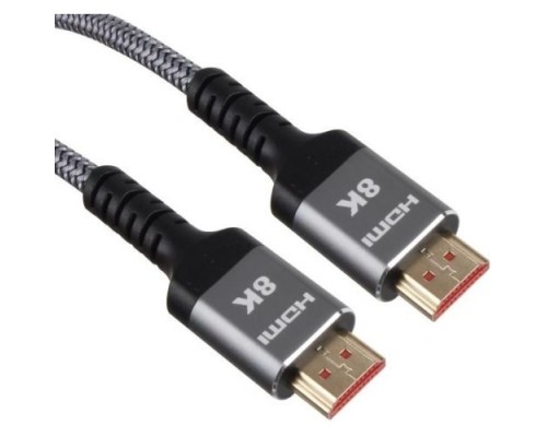 [кабели] iOpen ACG859A-1.0 Кабель интерфейсный HDMI-HDMI 19M/M,ver. 2.1 8KX60Hz (Econom) оплетка 1m