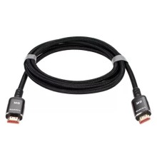 iOpen ACG859B-2.0 Кабель интерфейсный HDMI-HDMI 19M/M,ver. 2.1 8KX60Hz (Econom) оплетка 2m iOpen
