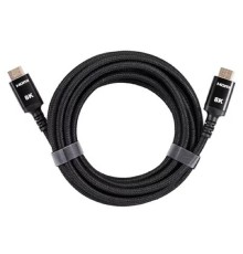 iOpen ACG859B-5.0 Кабель интерфейсный HDMI-HDMI 19M/M,ver. 2.1 8KX60Hz (Econom) оплетка 5m