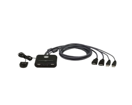 [Переключатель] Переключатель/ 2-Port USB FHD HDMI Cable KVM Switch (CS22HF/CS22HF-AT)
