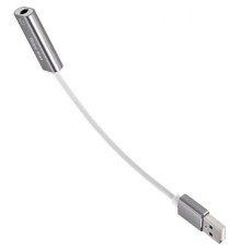Переходник аудио USB2.0(M)-->3.5мм F (гнездо) Telecom  0.1м <TA316U>