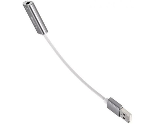 [кабели] Переходник аудио USB2.0(M)-->3.5мм F (гнездо) Telecom  0.1м <TA316U>