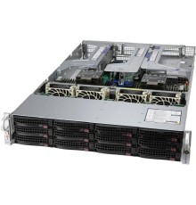 Supermicro SYS-620U-TNR (X12DPU-6,829U3TS-R1K22P-T, 2U, Dual Socket P+ (LGA-4189), Intel® C621A, 32xDIMM Slots 3200/2933/2666 ECC DDR4,12x 3.5
