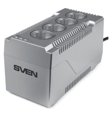 Стабилизатор VR-F1000 (?320Вт, Вх.184-285V,4 ? CEE7/4 (2*AVR, 2*сетевой фильтр) серебро