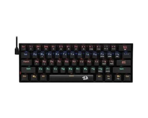 [Клавиатура] Redragon Механическая клавиатура Lakshmi RU,радужная,тихая [78119]