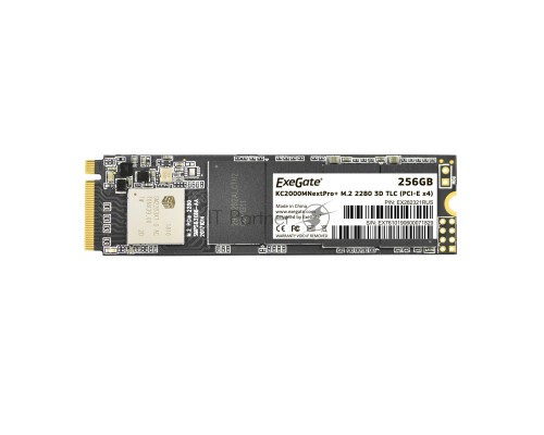 Накопитель SSD  ExeGate EX282321RUS KC2000MNextPro+ 256 Gb M.2 2280  3D TLC (PCI-E x4)