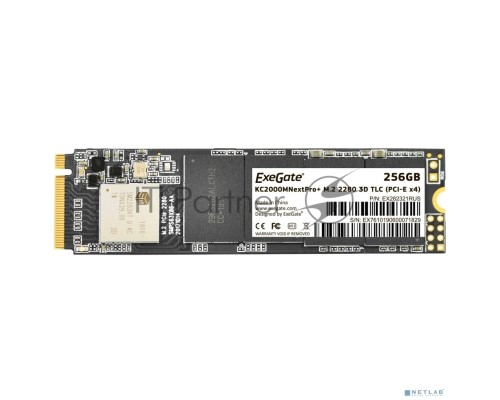 Накопитель SSD  ExeGate EX282321RUS KC2000MNextPro+ 256 Gb M.2 2280  3D TLC (PCI-E x4)