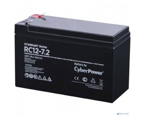 Батарея SS CyberPower Standart series RС 12-7.2 / 12V 7.2 Ah Батарея SS CyberPower Standart series RС 12-7.2 / 12V 7.2 Ah