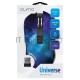 Мышь беспроводная Qumo Office M27 Universe синий, 1600 dpi, радиоканал, USB, кнопки - 4
