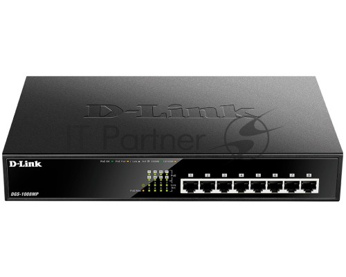 Коммутатор D-Link DGS-1008MP/B1A