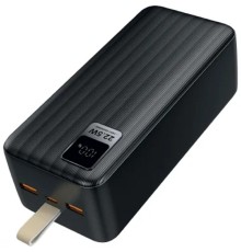 Perfeo Powerbank WATERFALL 40000 mAh/LED дисплей/PD + QC 3.0/Type-C/2 USB/Выход: 5A, max 22.5W/Black (PF_D0182)