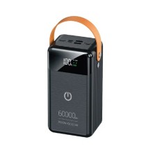 Perfeo Powerbank PRODIGE 60000 mAh/LED/PD + QC 3.0/Type-C/Lightning/2 USB/Выход: 5A, max 22.5W/Black (PF_C3697)