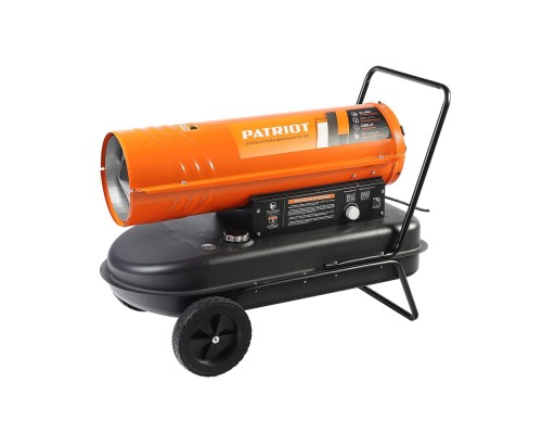 [Тепловые пушки] Калорифер дизельный PATRIOT DTC 429 [633703099] { 42 кВт, 850 м?/ч, термостат, колеса. }