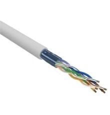 Rexant (02-0025 ) Кабель витая пара F/UTP, CAT 5e, PVC, 4х2х0,52 мм, 24AWG, INDOOR, SOLID, серый, 305 м PRO