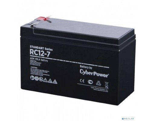 Батарея SS CyberPower Standart series RC 12-7 / 12V 7 Ah Батарея SS CyberPower Standart series RC 12-7 / 12V 7 Ah