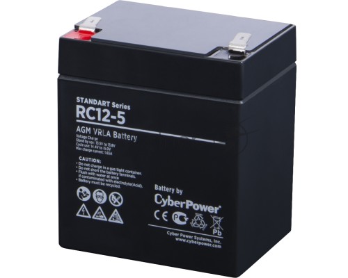 Батарея SS CyberPower RC 12-5 / 12 В 5 Ач Battery CyberPower Standart series RC 12-5 / 12V 5 Ah Батарея SS CyberPower RC 12-5 / 12 В 5 Ач Battery CyberPower Standart series RC 12-5 / 12V 5 Ah
