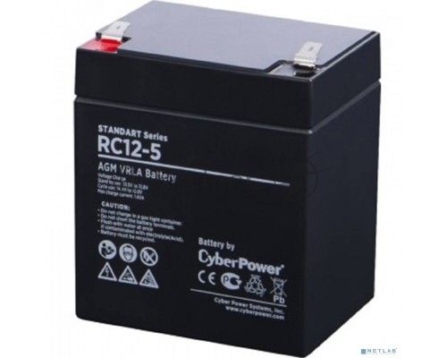 Батарея SS CyberPower RC 12-5 / 12 В 5 Ач Battery CyberPower Standart series RC 12-5 / 12V 5 Ah Батарея SS CyberPower RC 12-5 / 12 В 5 Ач Battery CyberPower Standart series RC 12-5 / 12V 5 Ah