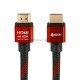 Greenconnect Кабель 2.0m HDMI версия 2.0, HDR 4:2:2, Ultra HD, 4K 60 fps 60Hz/5K*30Hz, 3D, AUDIO, 18.0 Гбит/с, 28/28 AWG, OD7.3mm, тройной экран, BICOLOR нейлон, AL корпус красный, GCR-51490 Greenconnect Кабель 2.0m HDMI версия 2.0, HDR 4:2:2, Ultra HD,