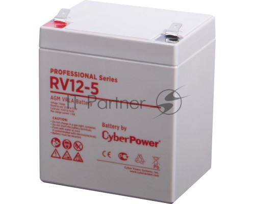 Батарея PS CyberPower RV 12-5 / 12В 5,7Ач Батарея PS CyberPower RV 12-5 / 12В 5,7Ач