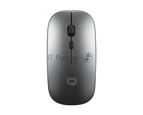 Офисный набор клавиатура + мышь Qumo Paragon Silver + White K15/M21, беспроводной 2.4G, клавиатура + мышь, 400 mA