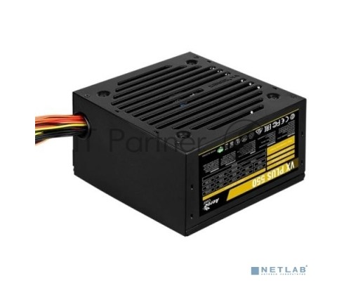 Блок питания Aerocool VX-550 RGB PLUS (ATX 2.3, 550W, 120mm fan, RGB-подсветка вентилятора) Box