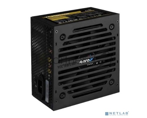 Блок питания Aerocool VX-550 RGB PLUS (ATX 2.3, 550W, 120mm fan, RGB-подсветка вентилятора) Box