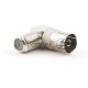Переходник Cablexpert APL-FTVF-02, F (мама) / TV (мама), 90 градусов, блистер