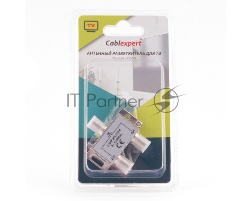 ТВ проф. сплиттер на 2 телевизора, Cablexpert AS-TV-02, 5-1000MHZ ТВ проф. сплиттер на 2 телевизора, Cablexpert AS-TV-02, 5-1000MHZ