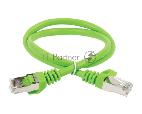 Коммутационный шнур ITK (патч-корд), кат.5Е FTP, 3м, зеленый