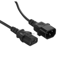 Кабель монитор-компьютер (UPS->уст-во) ExeGate Power EC-1,8P (С13->С14) VDE-250V-3*0,5-CU, 6A, 1.8м