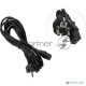 Кабель питания ExeGate Power PC-5P (Евровилка Schuko->С13) VDE-250V-3*1.0-CU, 10A, черный, 5м