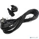 Кабель питания ExeGate Power PC-5P (Евровилка угловая Schuko->С13) VDE-250V-3*0.75-CU, 10A, 5м