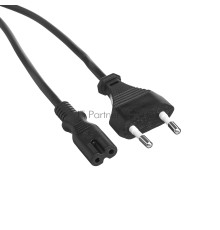 Кабель питания ноутбуков, аудио/видео ExeGate Power PCN-7,5P (CEE7/16->С7) VDE-250V-2*0.5-CU, 0.75м