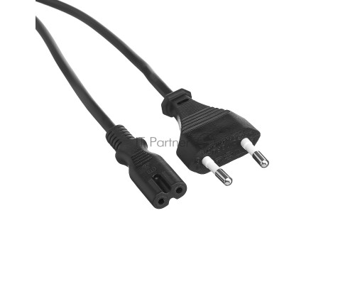 Кабель питания ноутбуков, аудио/видео ExeGate Power PCN-3P (CEE7/16->С7) VDE-250V-2*0.5-CU, 6A, 3м