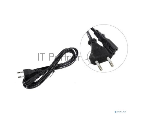 Кабель питания ноутбуков, аудио/видео ExeGate Power PCN-3P (CEE7/16->С7) VDE-250V-2*0.5-CU, 6A, 3м