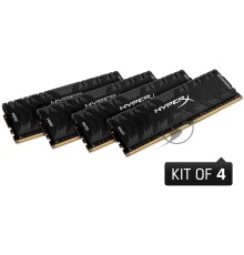 Модуль памяти DDR 4 DIMM 64Gb PC26600, 3333Mhz, Kingston XMP HyperX Predator CL16 (Kit of 4) (HX433C16PB3K4/64) (retail)