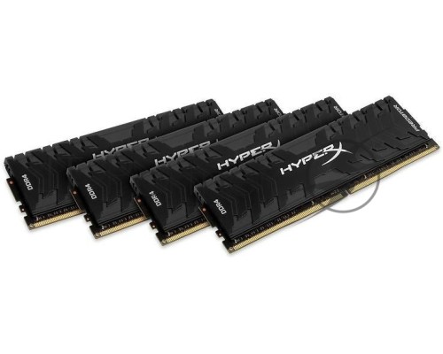 Модуль памяти DDR 4 DIMM 64Gb PC26600, 3333Mhz, Kingston XMP HyperX Predator CL16 (Kit of 4) (HX433C16PB3K4/64) (retail)