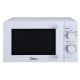 Микроволновая печь Midea MM720CY6-W белый, 20 л, 700 Вт, переключатели - поворотный механизм