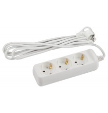 ЭРА Б0044033 Удлинитель электрический U-3e-5m-3x1,5 с заземлением 3 розетки 5м ПВС 3x1,5мм2 16А