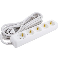 ЭРА Б0044039 Удлинитель электрический U-5e-5m-3x1,5 с заземлением 5 розеток 5м ПВС 3x1,5мм2 16А  