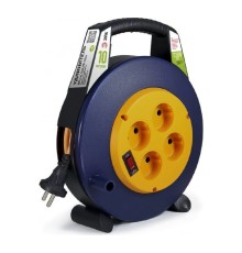 ЭРА Б0052923 Удлинитель силовой BPx-4-2x0,75-10m в закрытом корпусе без заземления с выключателем 4 розетки 10м ПВС 2x0,75мм2 6А