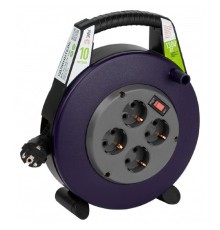 ЭРА Б0052925 Удлинитель силовой BPx-4e-3x0,75-10m в закрытом корпусе с заземлением с выключателем 4 розетки 10м ПВС 3x0,75мм2 6А