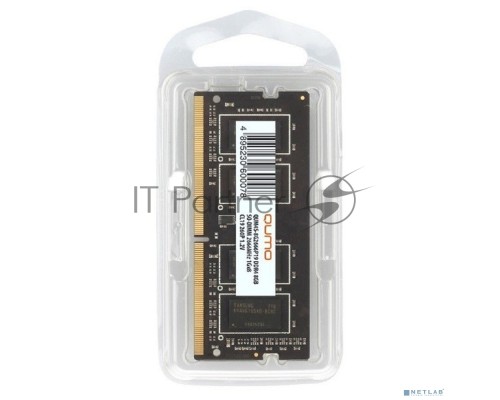 Оперативная память QUMO SO-DIMM DDR-4 8GB  2666MHz  1Gx8 CL19 (QUM4S-8G2666P19)