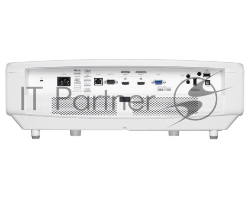 Лазерный проектор Optoma ZK507-W DLP, 4K UHD (3840x2160);5000 lm;300000:1;TR 1.39:1-2.22:1;HDMIx2;VGA x1; AudioINx1;S/PDIFх1; AudioOutx1; RS232; RJ45;USB A(1,5A);12V Trigger;5Wх2;30dB;9,8кг;белый