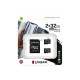 Флеш карта microSDHC 32GB microSDXC Class10 Kingston <SDCS2/32GB-2P1A> Class10 UHS-I Canvas Select up to 100MB/s с адапт.