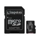 Флеш карта microSDHC 512GB microSDXC Class10 Kingston <SDCS2/512GB> UHS-I Canvas Select up to 100MB/s с адапт.