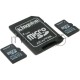 Флеш карта microSDHC 16GB microSDXC Class10 Kingston <SDCS2/16GB-2P1A> Class10 UHS-I Canvas Select up to 100MB/s с адапт.