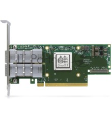 Адаптер Infiniband ConnectX®-6 VPI adapter card, HDR IB (200Gb/s) and 200GbE, dual-port QSFP56, PCIe4.0 x16, tall bracket