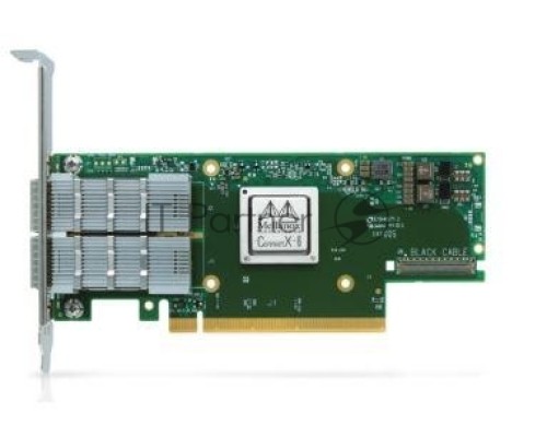 Адаптер Infiniband ConnectX®-6 VPI adapter card, HDR IB (200Gb/s) and 200GbE, dual-port QSFP56, PCIe4.0 x16, tall bracket